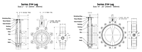 Bray Series 31H Butterfly Valves Drawing